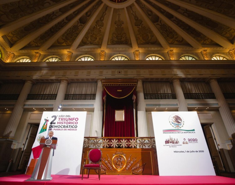 Palabras del presidente Andrés Manuel López Obrador, a dos años del triunfo histórico democrático del pueblo de México