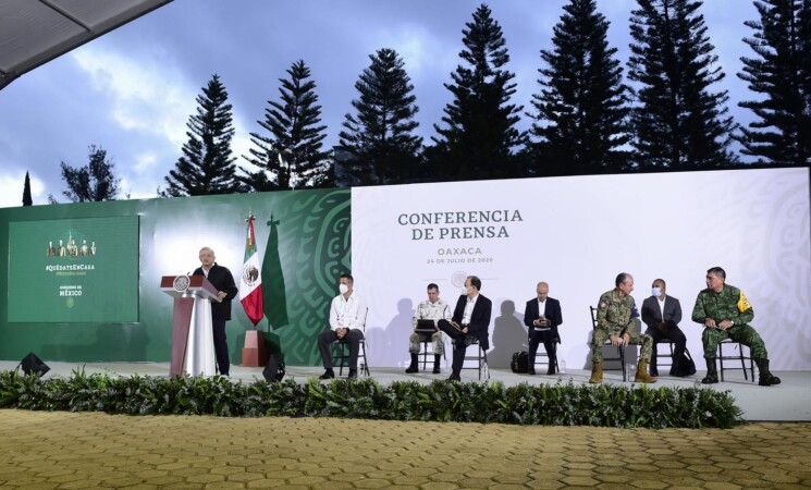 24.07.20 Versión estenográfica de la conferencia de prensa matutina del presidente Andrés Manuel López Obrador, desde Oaxaca