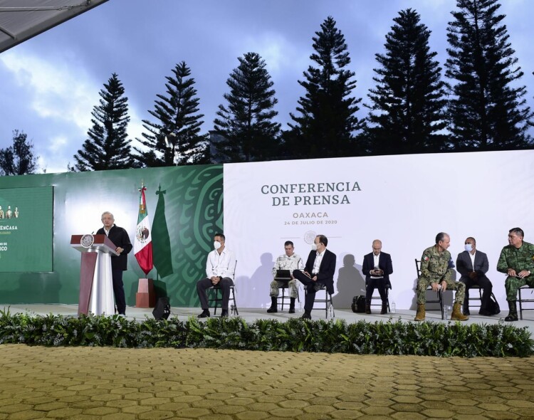 24.07.20 Versión estenográfica de la conferencia de prensa matutina del presidente Andrés Manuel López Obrador, desde Oaxaca