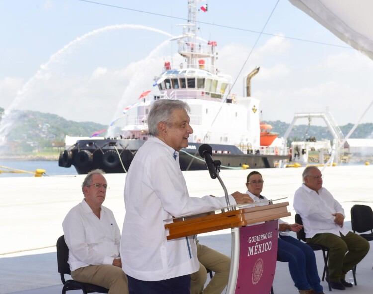 25.07.20 Versión estenográfica. Supervisión de obras en Puerto de Salina Cruz, Oaxaca