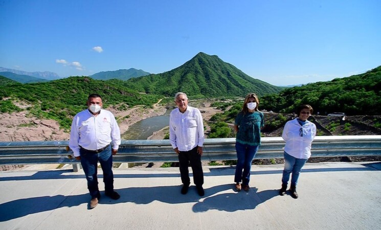 Presidente inaugura presa Los Pilares en Sonora; refrenda su compromiso con las comunidades indígenas