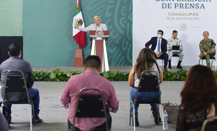 28.08.20 Versión estenográfica de la conferencia de prensa matutina del presidente Andrés Manuel López Obrador, desde Reynosa, Tamaulipas