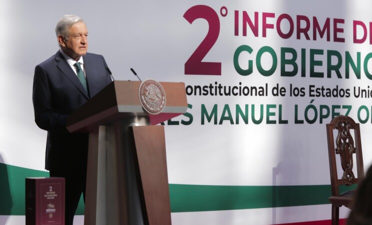 Discurso del presidente Andrés Manuel López Obrador en su Segundo Informe de Gobierno 2019-2020