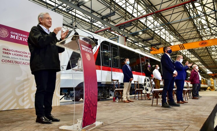 Presidente inaugura L3 del Tren Ligero de Guadalajara; no dejaremos obras inconclusas al final del sexenio, asegura