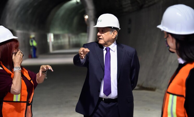 Presidente supervisa avances de ampliación de la L12 del Metro; iniciará operaciones en 2023