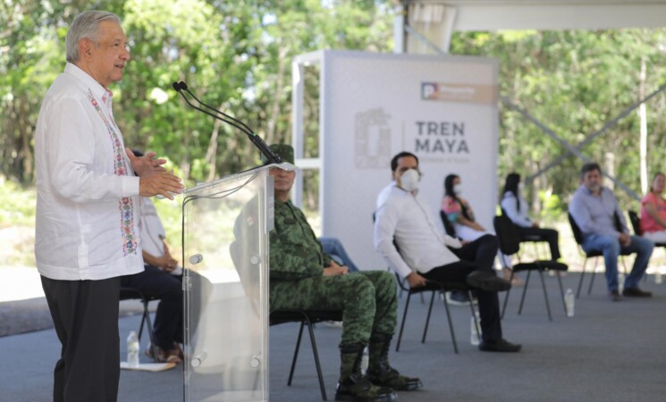 11.10.20 Versión estenográfica. Supervisión de obra del Tren Maya, desde Tinum, Yucatán