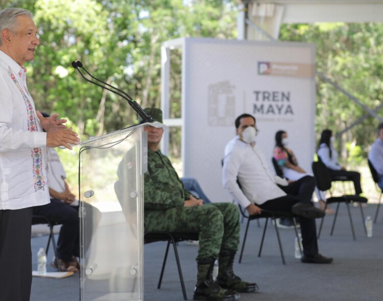 11.10.20 Versión estenográfica. Supervisión de obra del Tren Maya, desde Tinum, Yucatán