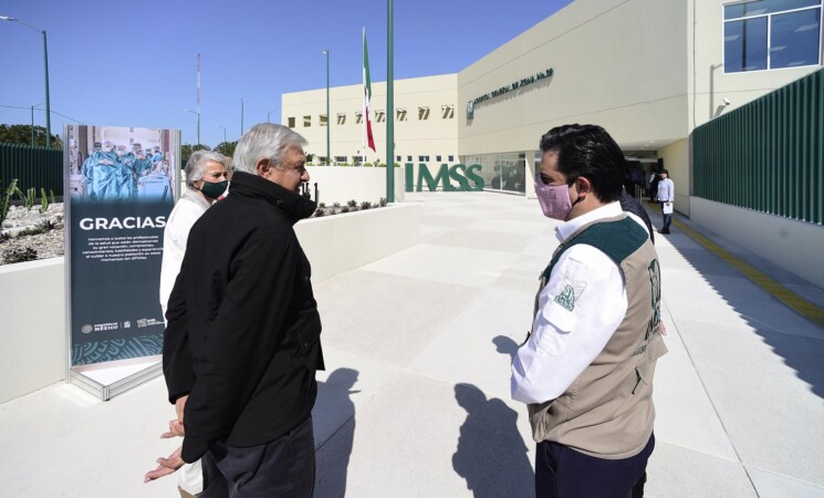 Presidente celebra conclusión e inauguración de hospital de especialidades en Acuña, Coahuila en beneficio de 500 mil derechohabientes