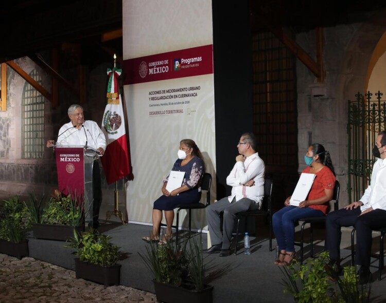 30.10.20 Versión estenográfica. Acciones de mejoramiento urbano, desde Cuernavaca, Morelos