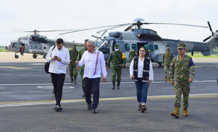 Disminuye nivel de agua en la Presa Peñitas, Tabasco: presidente