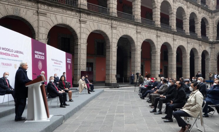 18.11.20 Versión estenográfica. Nuevo Modelo Laboral, desde Palacio Nacional