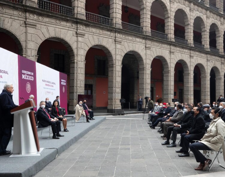 18.11.20 Versión estenográfica. Nuevo Modelo Laboral, desde Palacio Nacional