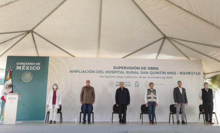 28.11.20 Versión estenográfica. Ampliación del Hospital Rural San Quintín del IMSS Bienestar, desde Baja California