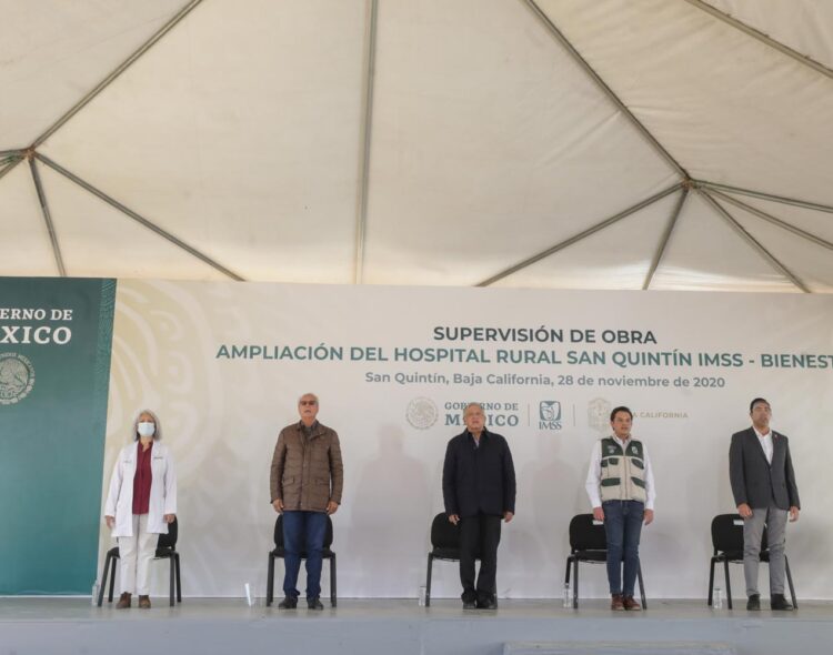 28.11.20 Versión estenográfica. Ampliación del Hospital Rural San Quintín del IMSS Bienestar, desde Baja California