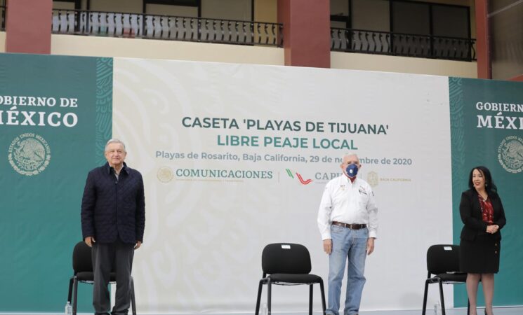 29.11.20 Versión estenográfica. Caseta 'Playas de Tijuana' Libre Peaje Local, desde Playas de Rosarito, Baja California