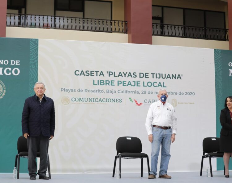 29.11.20 Versión estenográfica. Caseta 'Playas de Tijuana' Libre Peaje Local, desde Playas de Rosarito, Baja California