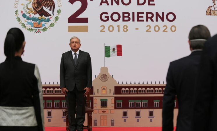 A dos años de gobierno se sentaron las bases de la transformación y cumplimos 97 compromisos: presidente; destaca aprobación del 71%