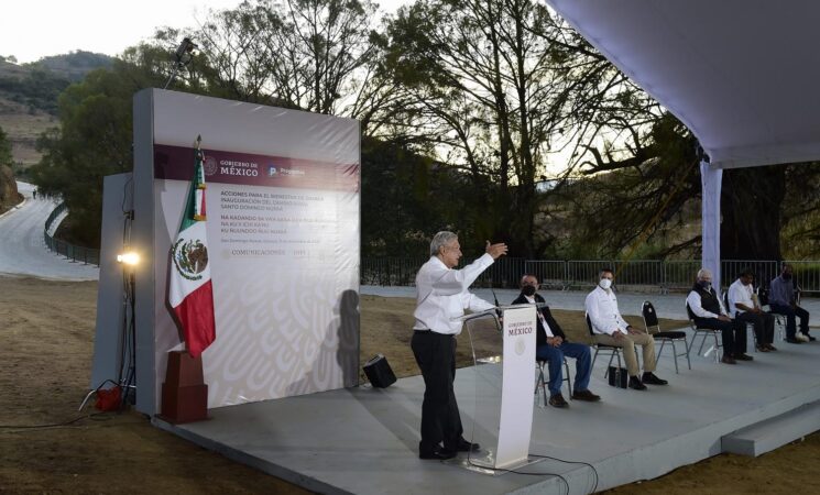 11.12.20 Versión estenográfica. Inauguración del camino rural Santo Domingo Nuxaá, desde Oaxaca