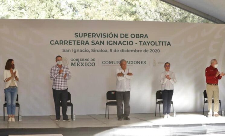 05.12.20 Versión estenográfica. Supervisión de obra carretera San Ignacio - Tayoltita, desde San Ignacio, Sinaloa