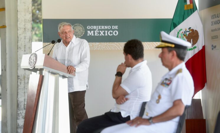 Marina refuerza seguridad en puertos del país: presidente; anuncia inversión en infraestructura en Manzanillo