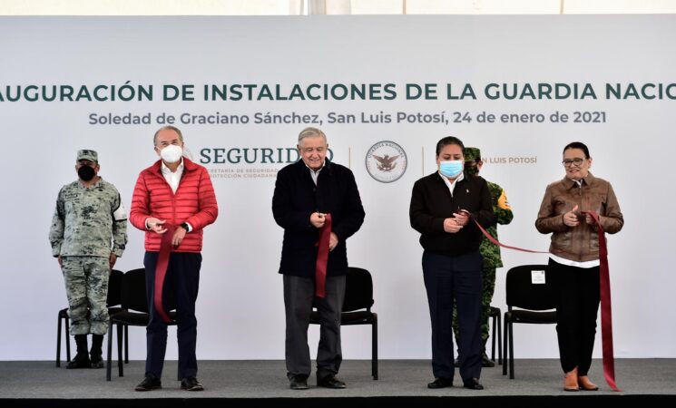 24.01.21 Versión estenográfica. Inauguración de instalaciones de la Guardia Nacional, desde San Luis Potosí