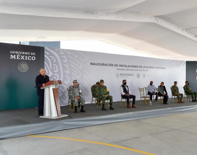 08.01.21 Versión estenográfica. Inauguración de instalaciones de la Guardia Nacional, desde Maravatío de Ocampo, Michoacán