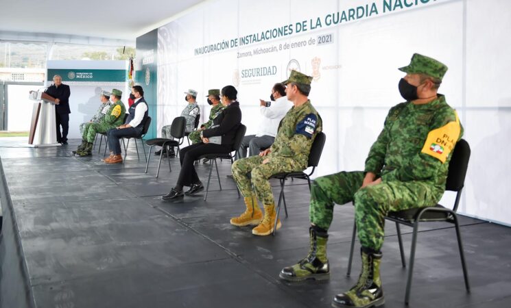 08.01.21 Versión estenográfica. Inauguración de instalaciones de la Guardia Nacional, desde Zamora, Michoacán