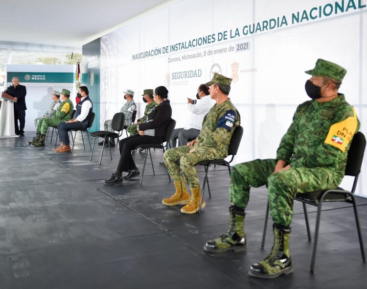 08.01.21 Versión estenográfica. Inauguración de instalaciones de la Guardia Nacional, desde Zamora, Michoacán