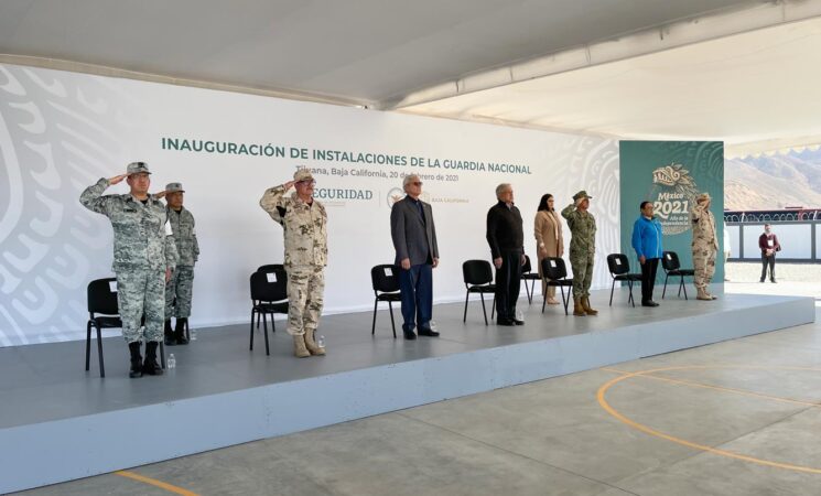 20.02.21 Versión estenográfica. Inauguración de instalaciones de la Guardia Nacional, desde Tijuana, Baja California