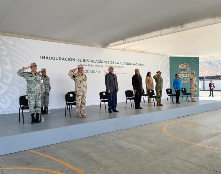 20.02.21 Versión estenográfica. Inauguración de instalaciones de la Guardia Nacional, desde Tijuana, Baja California