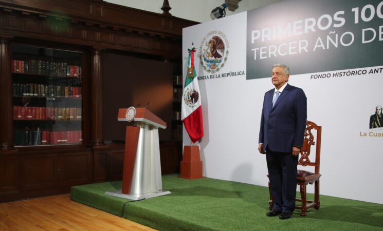 Discurso del presidente Andrés Manuel López Obrador en los primeros 100 días del Tercer Año de Gobierno