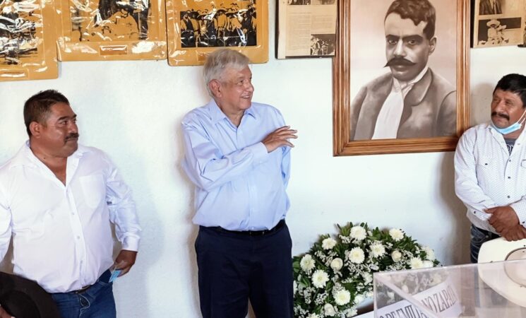 Presidente recuerda a Emiliano Zapata en su 102 aniversario luctuoso