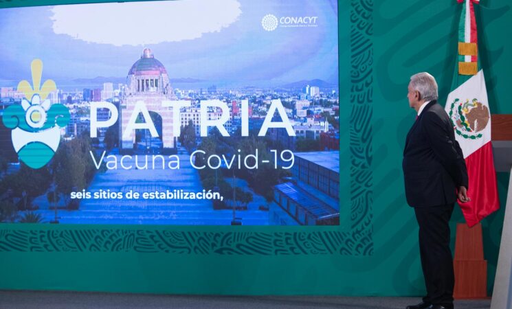 Avanza desarrollo de la vacuna mexicana 'Patria' contra COVID-19