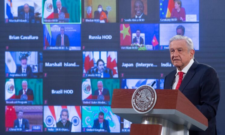 Discurso del presidente Andrés Manuel López Obrador en su participación en la Cumbre de Líderes sobre el Cambio Climático