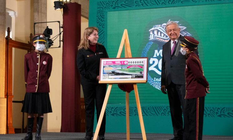 Presidente anuncia nuevo sorteo de la Lotería Nacional; por primera vez los premios serán en especie