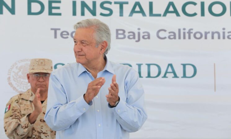 Presidente reafirma objetivo de adherir Guardia Nacional a la Sedena al inaugurar cuartel en Tecate