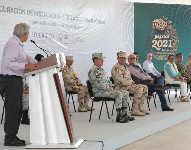 26.06.21 Versión estenográfica. Inauguración de instalaciones de la Guardia Nacional, desde Ensenada, Baja California