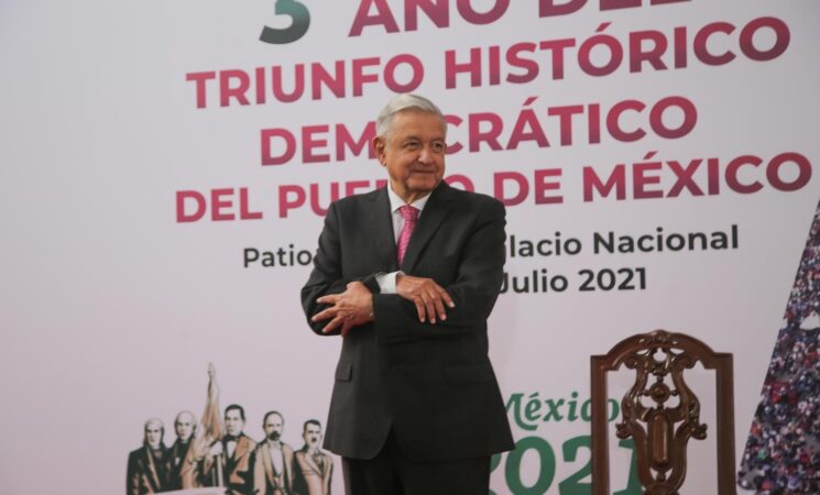 Cuarta Transformación tiene aprobación del pueblo de México, afirma presidente en tercer aniversario del triunfo democrático