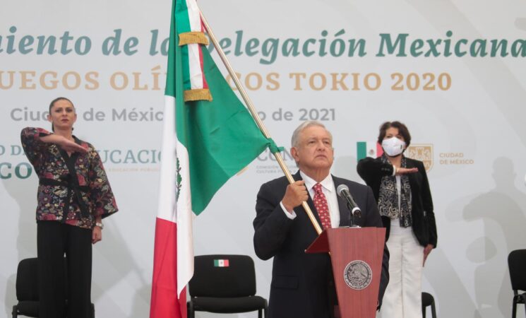 05.07.21 Versión estenográfica. Abanderamiento de la Delegación Mexicana, XXXII Juegos Olímpicos Tokio 2020