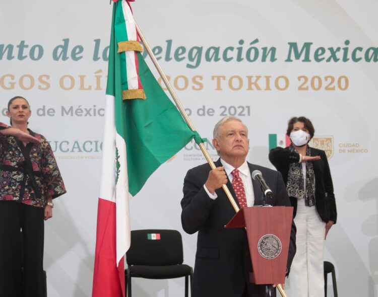 05.07.21 Versión estenográfica. Abanderamiento de la Delegación Mexicana, XXXII Juegos Olímpicos Tokio 2020