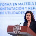 Luisa María Alcalde, secretaria del Trabajo y Previsión Social