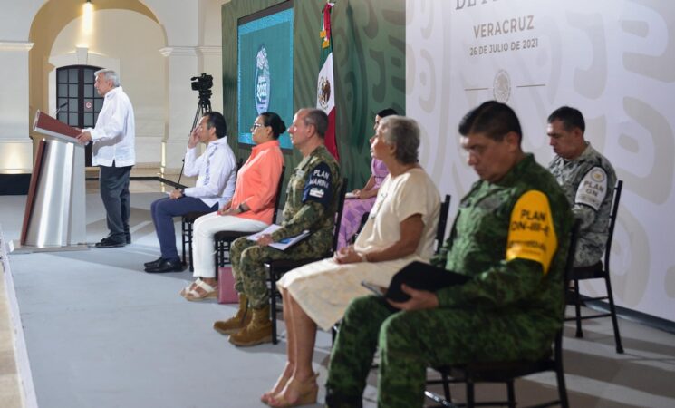 26.07.21 Versión estenográfica de la conferencia de prensa matutina del presidente Andrés Manuel López Obrador, desde Veracruz