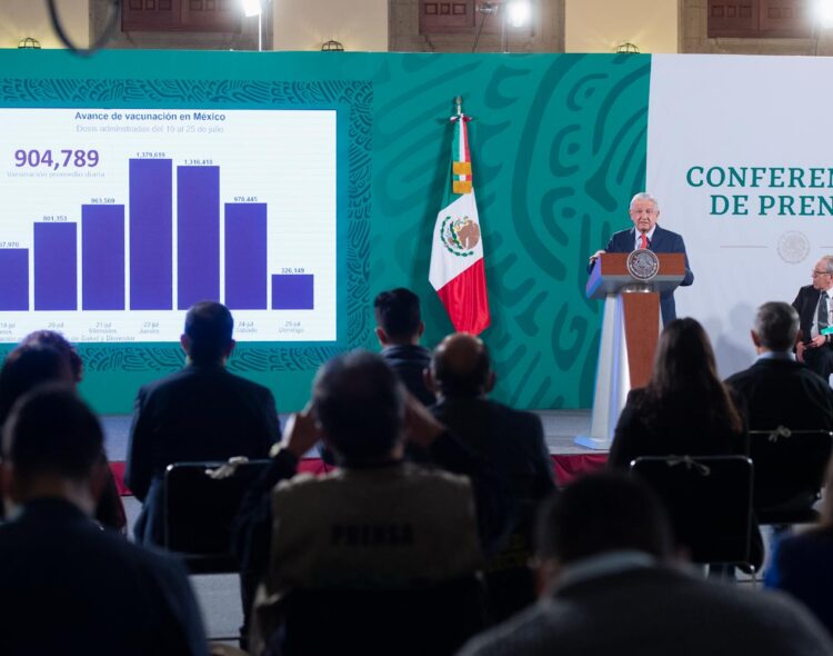 27.07.21 Versión estenográfica de la conferencia de prensa matutina del presidente Andrés Manuel López Obrador