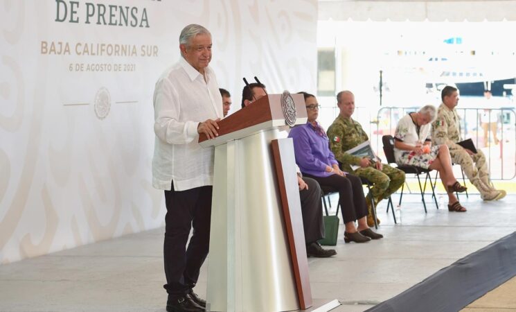 06.08.21 Versión estenográfica de la conferencia de prensa matutina del presidente Andrés Manuel López Obrador, desde Baja California Sur