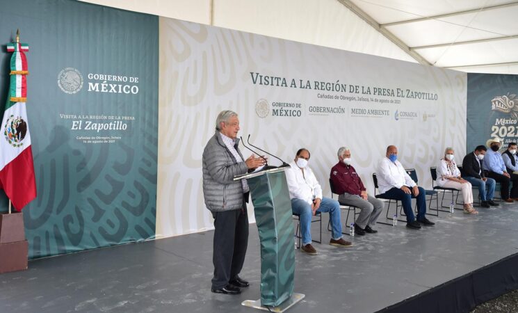 14.08.21 Versión estenográfica. Visita a la región de la Presa El Zapotillo, desde Cañadas de Obregón, Jalisco