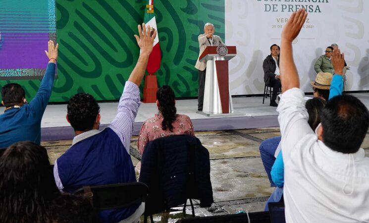 25.08.21 Versión estenográfica de la conferencia de prensa matutina del presidente Andrés Manuel López Obrador, desde Veracruz