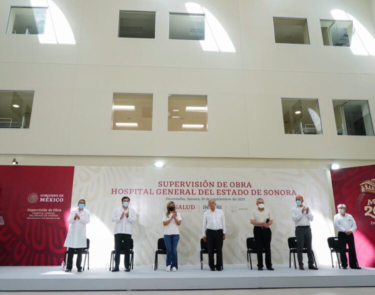 10.09.21 Versión estenográfica. Supervisión de obra del Hospital General de Hermosillo, desde Sonora