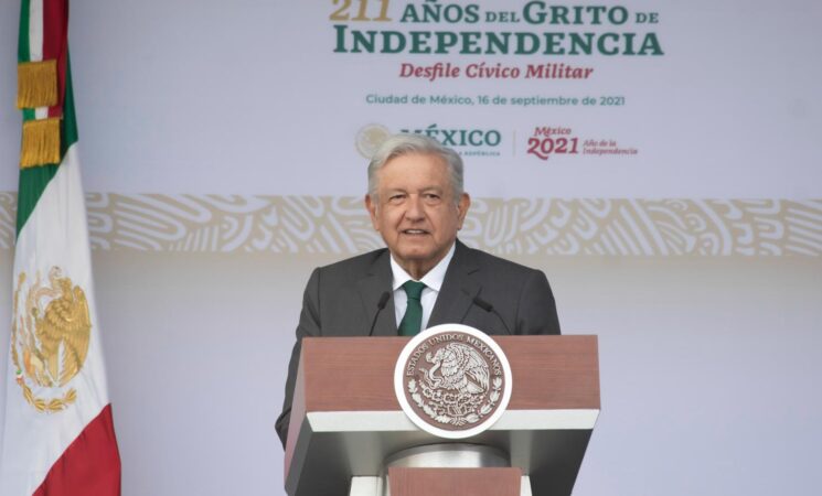 Discurso del presidente Andrés Manuel López Obrador durante el Desfile Cívico Militar: 211 Años del Grito de Independencia