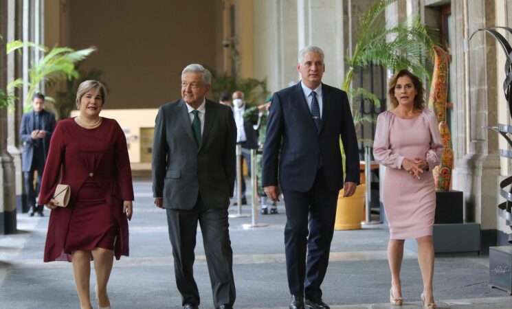 Presidente da la bienvenida a Miguel Díaz-Canel Bermúdez, presidente de Cuba