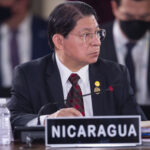 Denis Rolando Moncada Colindres, ministro de Relaciones Exteriores de la República de Nicaragua.